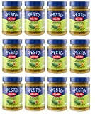 12x Barilla Pesto Basilico e Pistacchio Pesto au basilic et pistaches fabriqués à partir d'une agriculture durable 190g Sauce italienne ...