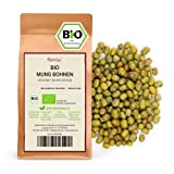1kg de haricots mungo BIO séchés - Haricots mungo BIO sans additifs - Haricots mungo BIO (mung beans) en emballage ...