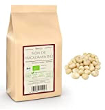1kg de noix de macadamia BIO naturelles – noix de macadamia entières décortiquées, de classe 1L, crues et non traitées