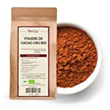 1kg de poudre de cacao biologique à base des meilleures fèves de cacao - aliment cru - 100% de cacao ...