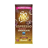 2 x Plamil Organic Espresso So Free No Added Sugar Chocolate Bar 80g