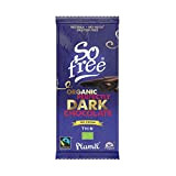 2 x Plamil Organic Perfectly Dark So Free 72% Cocoa Chocolate Bar 80g