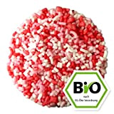 200g vermicelles sucre BIO colorées rouge et rose - décor sucre colorées - Sprinkles pour la décoration - décoration de ...