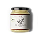 225g de beurre de Macadamia BIO crue et sans additifs - Macadamia Butter BIO à partir de noix de 100% ...