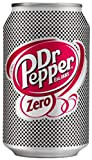 3 x 24 Dr. Pepper Zero (total de 72 x 0,33 l) jetables sans sucre