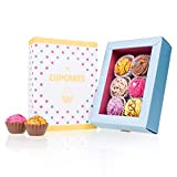 6 Cupcakes Américain | Assortiment | Cadeau original | Idée Cadeau pour offrir du chocolat | Luxe | Premium | ...