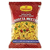6 X Haldiram's Khatta Meetha Sweet and Salty Mix of Sago and Rice Flakes Indian Snacks 150g X 6 Pack