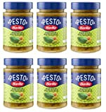 6x Barilla Pesto Basilico e Pistacchio Pesto au basilic et pistaches fabriqués à partir d'une agriculture durable 190g Sauce italienne ...