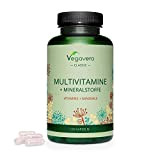 A-Z Multivitamines et Minéraux Vegavero® | Avec 12 Vitamines et 5 Minéraux | LE SEUL SANS ADDITIFS | Homme & ...