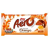 Aero Orange Bloc de chocolat - 100 g - Lot de 4