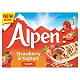 Alpen Barres aux Céréales à la Fraises/au Yaourt 5 Barres 144 g