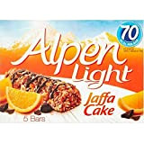 Alpen Barres De Céréales Gâteau De Lumière Jaffa 5 X 95G