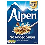 Alpen No Added Sugar The Swiss Recipe 560 G (Pack of 6)