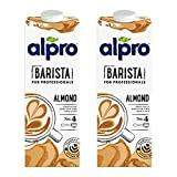 Alpro For Professional Lot de 2 boîtes de lait d'amande biologique Alternative 1 l