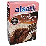 Alsa Préparation pour moelleux au chocolat, pour 8 parts - La boîte de 435g