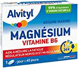 Alvityl Magnésium + Vitamine B6 - Origine marine - Aide à réduire la fatigue - Dès 12 ans - 45 ...
