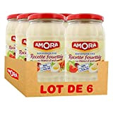 Amora Mayonnaise Recette Fouettée 465g (Lot de 6)