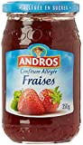 Andros Confiture allégée fraises - Le pot de 350g