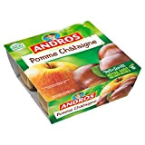 Andros Dessert fruitier pomme châtaigne - Les 4 pots de 100g