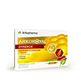 Arkoroyal® Dynergie - Complément alimentaire booster d'énergie - Ginseng, Gelée Royale, Propolis - 20 ampoules de 10 ml