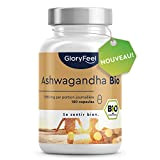 Ashwagandha Bio Gélules, Fortement Dosé: 1980mg par Dose Journalière 660mg par Capsule, Également Appelée Ginseng Indien, Baie du Sommeil, 100% ...