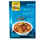 Asian Home Gourmet Pâte au curry au poulet de Singapour - 50 g - Au curry au poulet influencé par ...