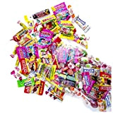 Assortiment 100 bonbons de marque - Haribo Carambar Kréma Malabar Lutti Mentos Chupa Chups - 14 types de confiseries - ...
