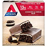 Atkins, Avantage, Barre de biscuits au creme de chocolat, 5 barres, 1,7 oz (48 g) de chaque