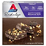 Atkins, Endulge, Noix de Brownie fondant, 5 barres, 1,4 oz (40 g) de chaque
