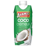 AYAM Crème de Coco | 100% Ingrédients Naturels | 99% de coco | Boostée en eau de coco | Haute ...