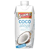 AYAM Lait de Coco allégé | 100% Ingrédients Naturels | 99% de coco | -75% de matières grasses* | Boosté ...
