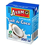 AYAM Lait de Coco | Goût Authentique | Noix de coco Fraîches | Haute Qualité | Alimentation Saine | Lait ...
