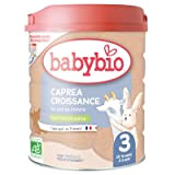 Babybio - Lait Infantile - Caprea 3ème Âge - 800g - Au lait de chèvre - dès 10 Mois - ...