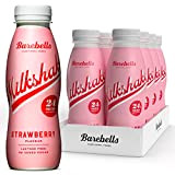 Barebells Milkshake protéiné shake gout fraise, boisson protéinée 8x330ml (Strawberry)