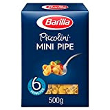 Barilla Piccolini - Mini Pipe Rigate à la semoule de blé dur cuisson rapide - 500 g - Lot de ...