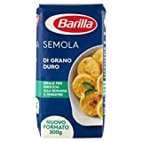 Barilla Semola di Grano Duro Semoule de blé dur Idéal pour les gnocchi et les soupes romaines 300 g