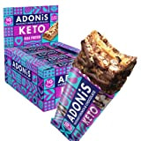 Barres Adonis Keto Riches en Protéines aux Noisettes Croquantes et Chocolat (16 Barres de 45g) | Végétalien et Keto l ...