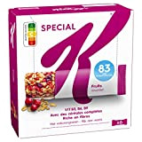 Barres céréales Special K Kellogg's Fruits Rouges - 6x21,5g