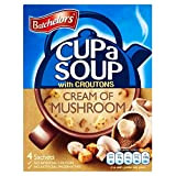 Batchelors Cup a Soup croûtons Crème de champignons (4 par paquet - 99g) - Paquet de 2