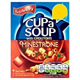 Batchelors - Soupe en sachet Cup A Soup - minestrone - lot de 4 boîtes de 94 g