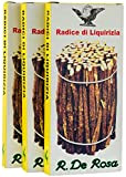 Bâtons de Réglisse - Paquet de 36g (Lot de 3 x 36g) | Réglisse Naturelle - Menozzi de Rosa