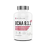 BCAA 8.1.1 | Comprimés d'Acides Aminés + Vitamine B6 | 1g d'Acides Aminés par Comprimé | Construction et Récupération Musculaire ...