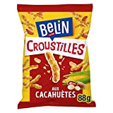 Belin - Croustilles aux Cacahuète - Texture Légère - Idéal pour l'Apéritif - 1 Sachet (88 g)