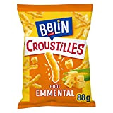 Belin - Croustilles Fromage - Goût Emmental - Texture Légère - Idéal pour l'Apéritif - 1 Sachet (88 g)