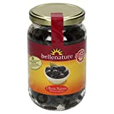 Belle Nature Olives Noires Dénoyautées Pot Bio, 180 g