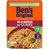 BEN'S ORIGINAL Riz et Lentilles Express 2min au Curry 220g