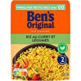 BEN'S ORIGINAL Riz Express 2min au Curry et Légumes 250g