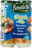 Benedicta Classic mix 4 Sauces Béarnaise, Tartare, Poivre, Bourguignonne 4 x 80 g