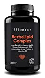 BerbeLipid Complex, avec Berbérine, Levure de Riz Rouge, Polycosanol, Q10, Astaxantine, Acide Folique et Vitamine B1, 120 Gélules | Végan, ...
