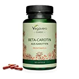Bêta-Carotène Vegavero® | 100% NATUREL & VEGAN | Sans Additifs | Extrait de Carotte Riche en Vitamine A | Bronzage ...